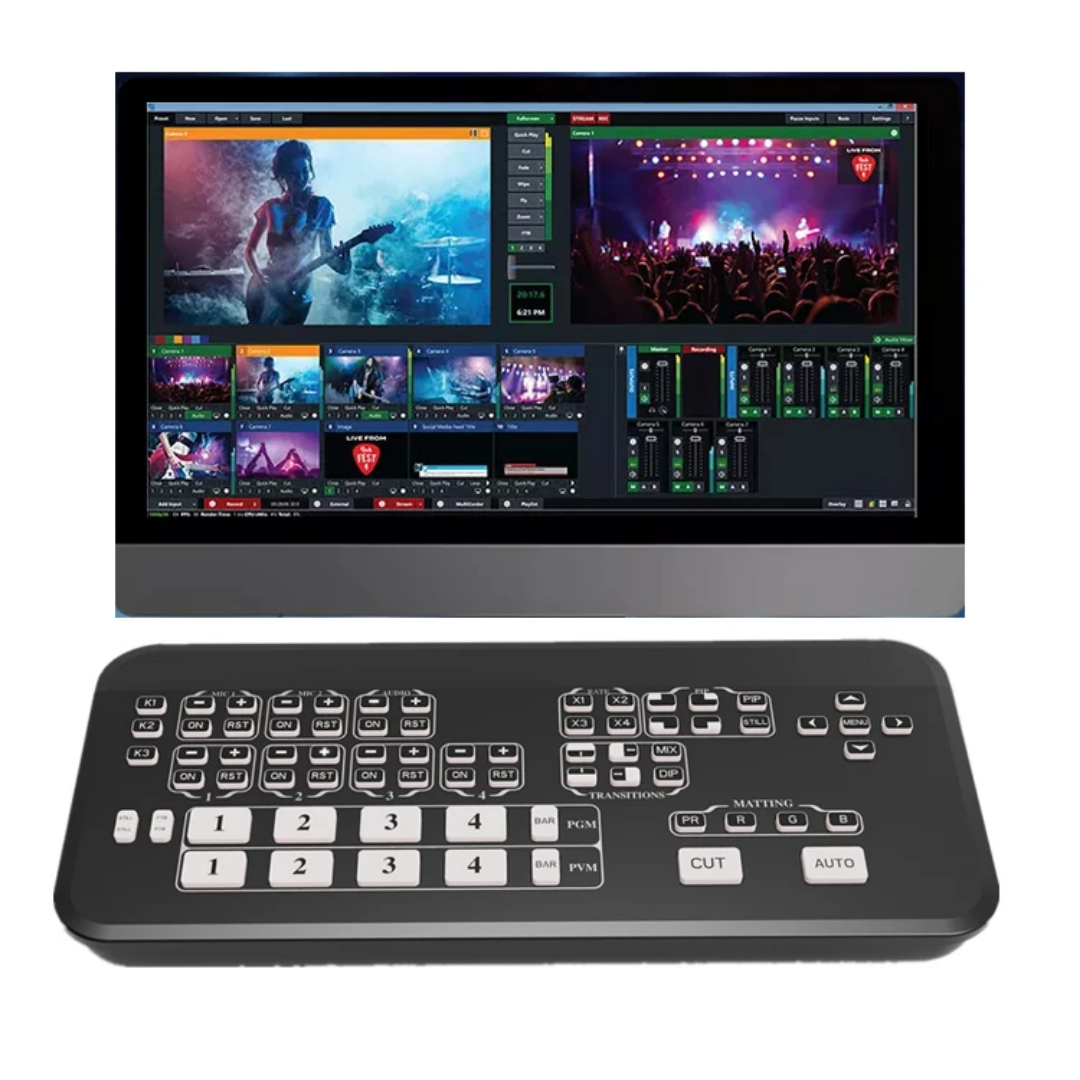 Mélangeur vidéo multiple  (ou "switcher vidéo")