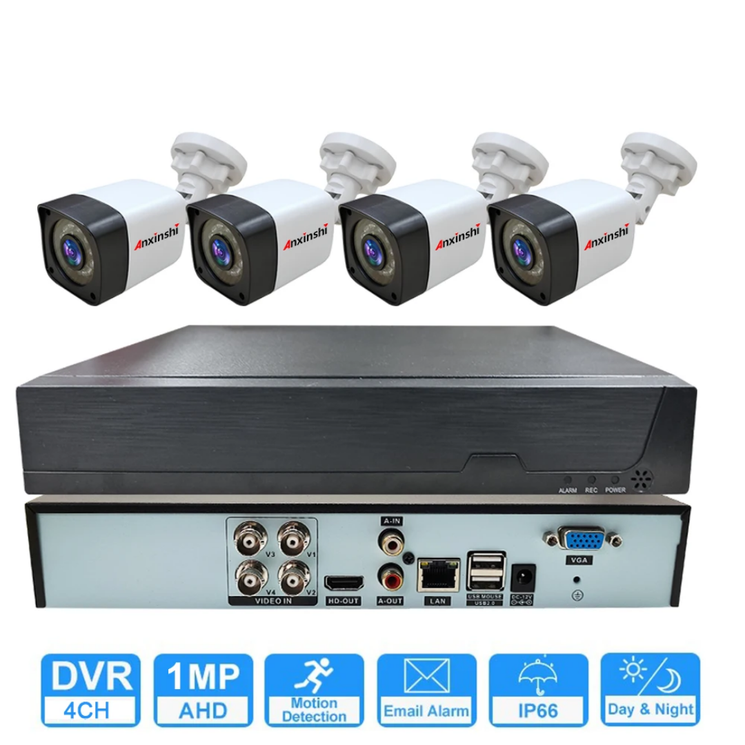 Kit caméra AHD 4CH objectif